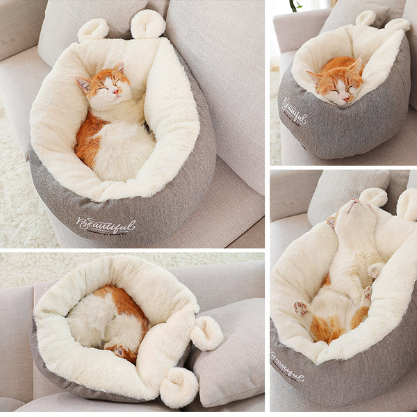 Pet Dog Bed Warming Soft Sleeping Bag