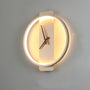 Nordic Wall Lamp Bedroom Clock