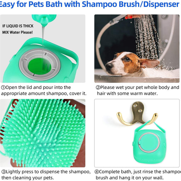 Pet Dog Shampoo Massager Brush