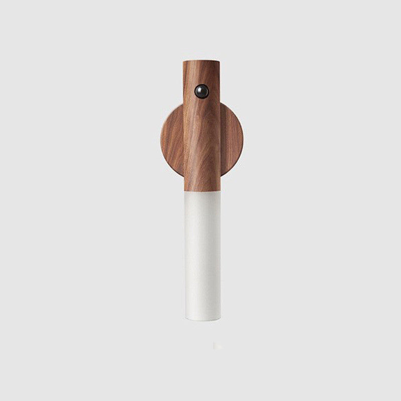 Auto LED Magnetic Wood Wireless Night Light