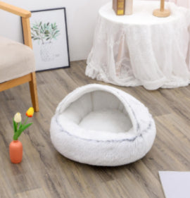 Pet Winter Bed Round Plush