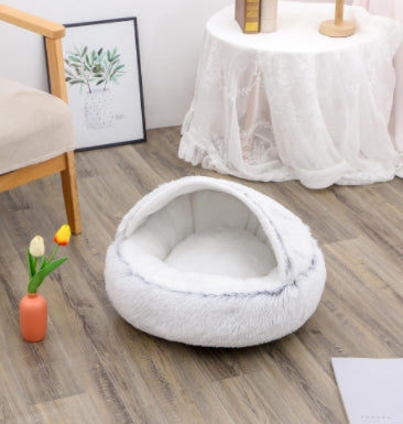 Pet Winter Bed Round Plush