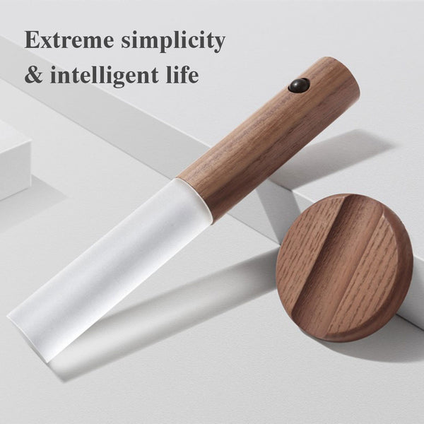 Auto LED Magnetic Wood Wireless Night Light